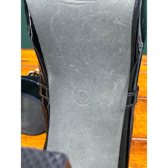 Black platform patent leather heel by Treve size 9 - Picture 6 of 8